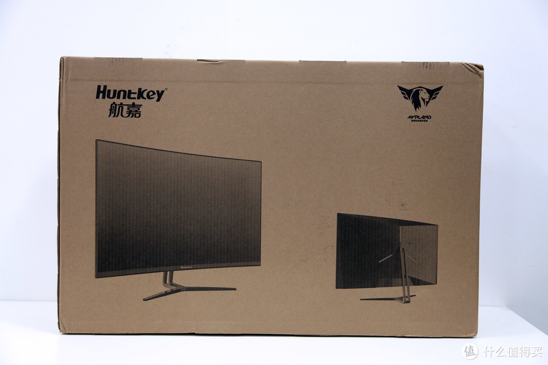 首入曲面显示器— Huntkey 航嘉 X3271CK 显示器 开箱晒单