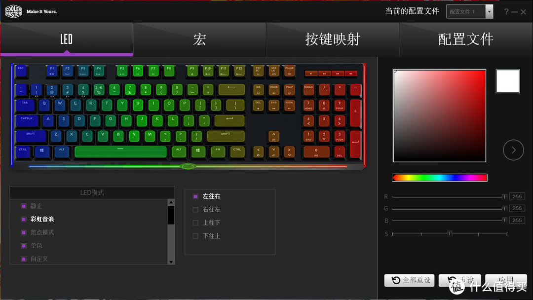 环键盘皆灯也，一把主打RGB的键盘—CoolerMaster 酷冷至尊  MK750 键盘