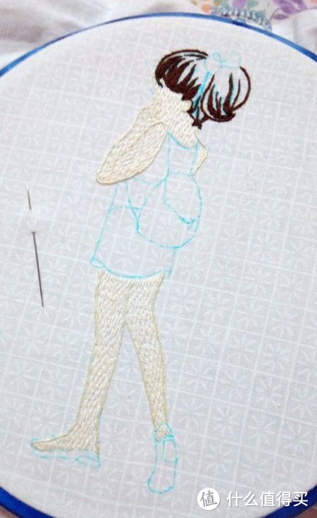 刺绣DIY：小清新刺绣书签