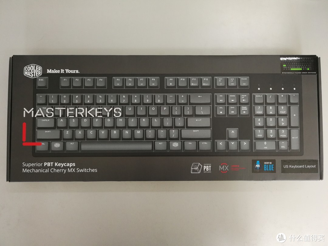 CoolerMaster 酷冷至尊 烈焰枪 XT V2 青轴 机械键盘 开箱