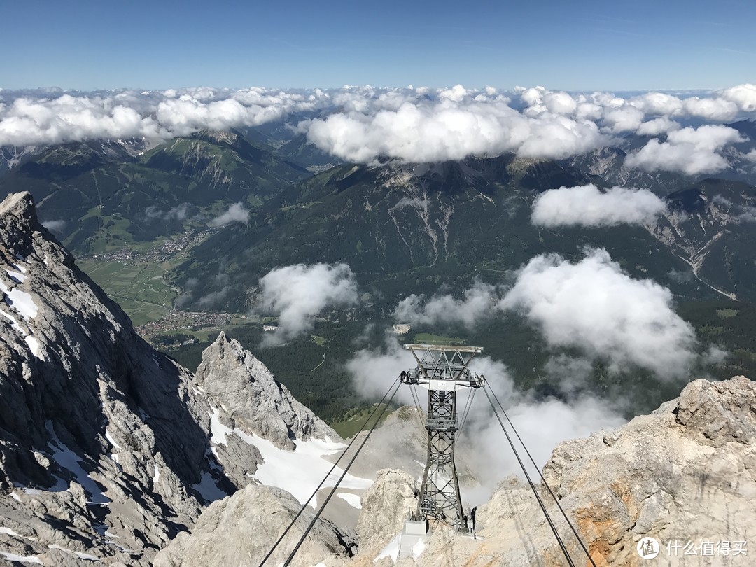 换乘索道前往顶峰