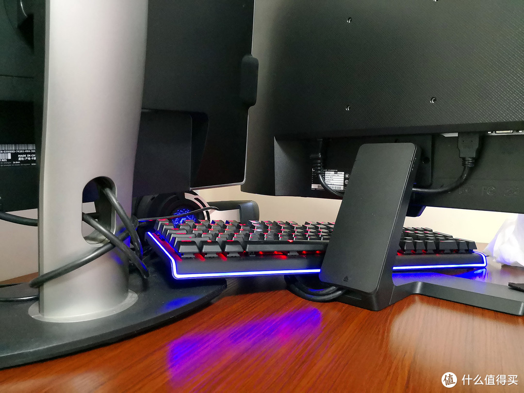 为给孩子看视频组双屏—BenQ 明基 GW2480 显示器 开箱