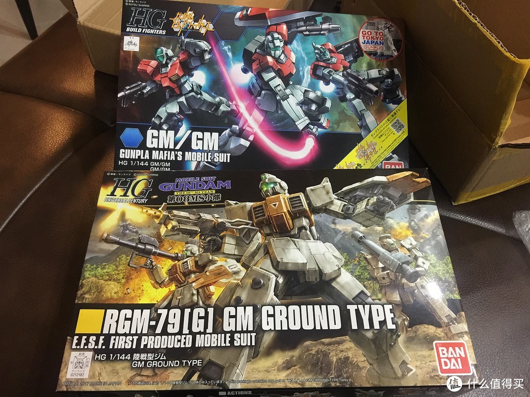 是王牌就开吉姆：BANDAI 万代 HGBF GM吉姆+RGM-79(G)陆战型吉姆 开箱