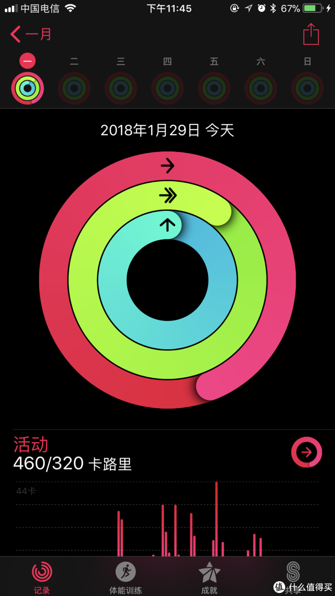 好玩又好看的苹果手表—Apple 苹果 Watch Series 3智能手表（GPS款 42毫米 黑色） 开箱