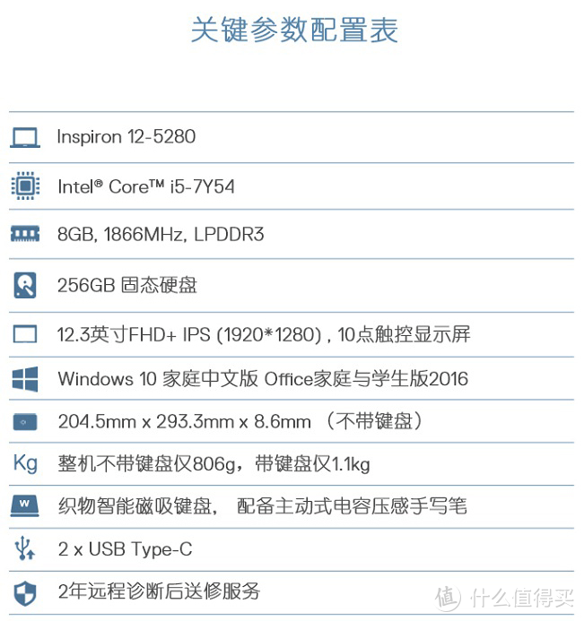 【办公娱乐两不误，商务便携二合一】：DELL 灵越12-5280 笔记本电脑测评报告