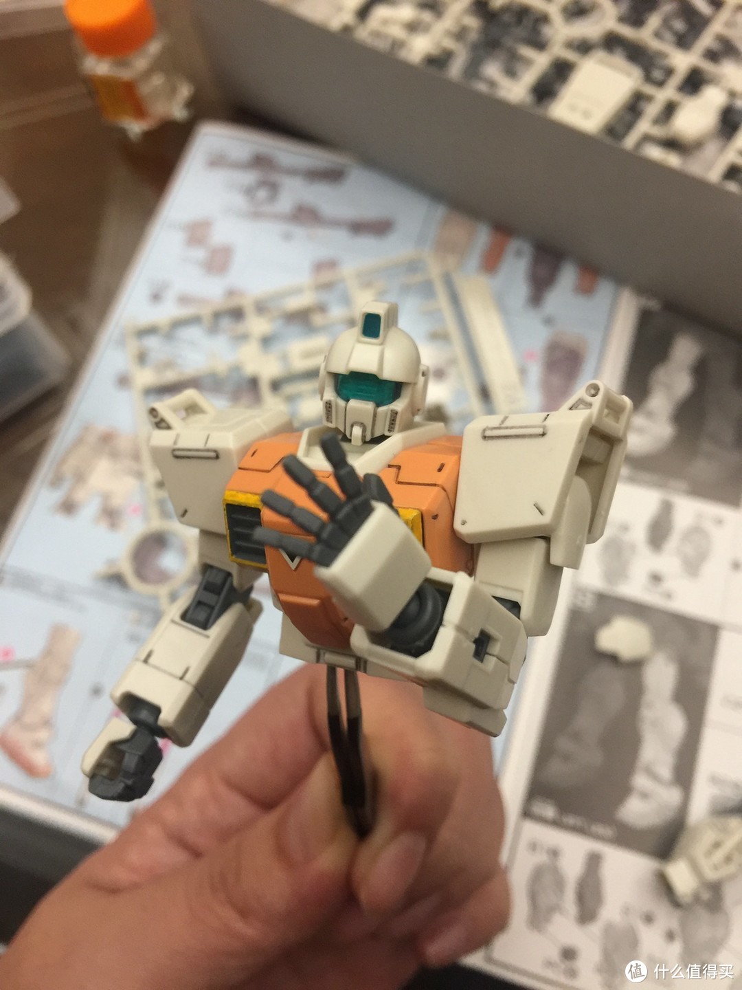 是王牌就开吉姆：BANDAI 万代 HGBF GM吉姆+RGM-79(G)陆战型吉姆 开箱