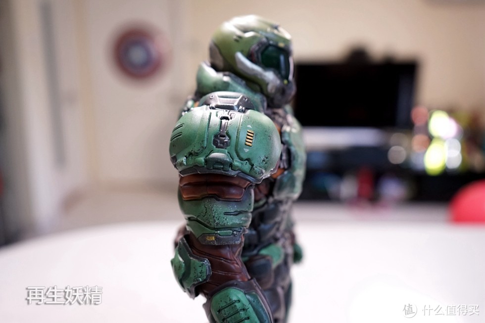 #本站首晒# 3A TOYS 毁灭战士 DOOM MARINE 执政官装甲 开箱、把玩