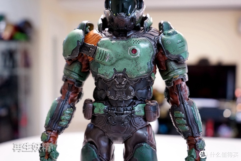 #本站首晒# 3A TOYS 毁灭战士 DOOM MARINE 执政官装甲 开箱、把玩