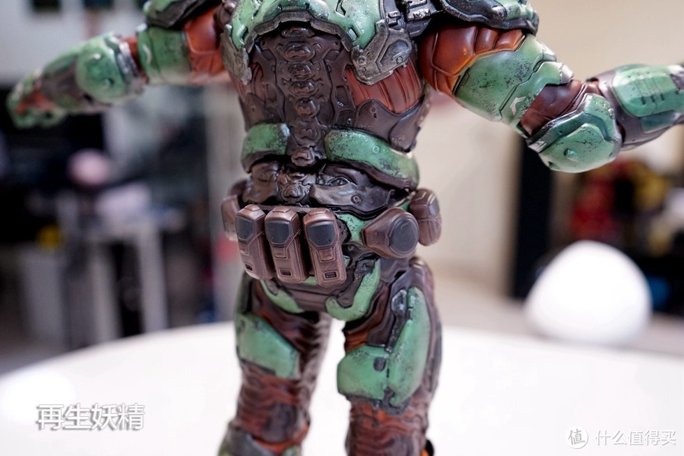 #本站首晒# 3A TOYS 毁灭战士 DOOM MARINE 执政官装甲 开箱、把玩