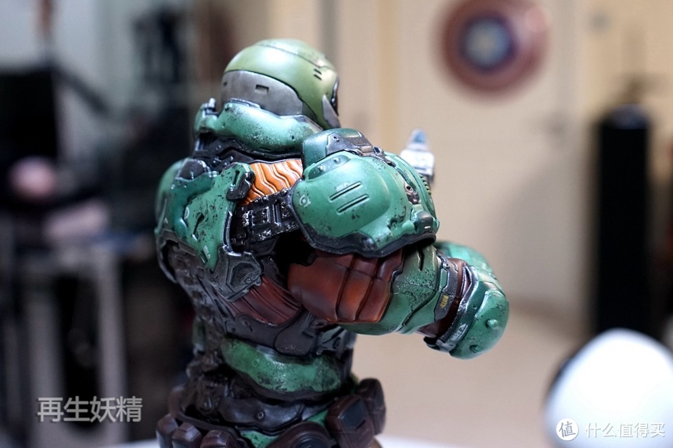 #本站首晒# 3A TOYS 毁灭战士 DOOM MARINE 执政官装甲 开箱、把玩