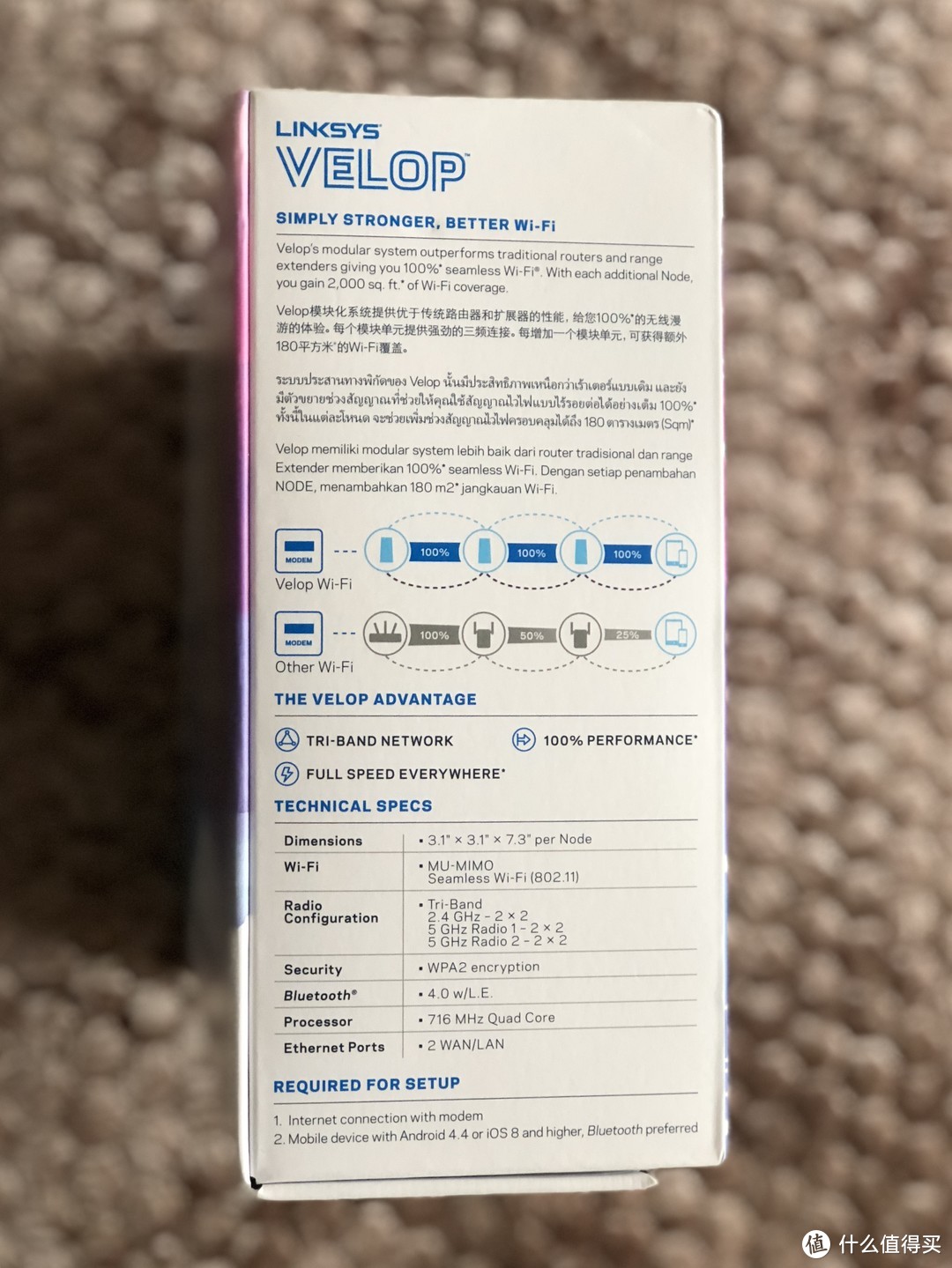 新年假期的居家生活感受：Linksys 领势 Velop 路由器 Mesh组网解决表弟家的无线网络覆盖问题