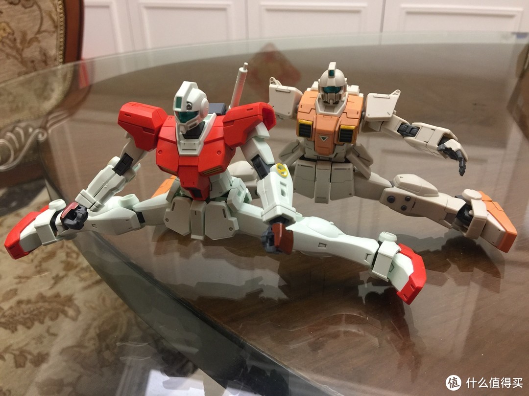 是王牌就开吉姆：BANDAI 万代 HGBF GM吉姆+RGM-79(G)陆战型吉姆 开箱