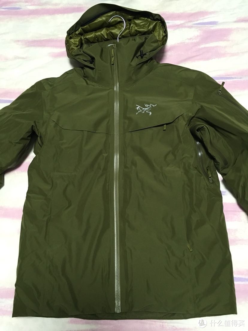 Arcteryx 始祖鸟 男款保暖羽绒夹克 Macai Jacket （dark moss&legion blue）