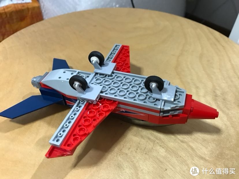 99元的乐高玩具：LEGO 乐高 城市SX60177 空中特技喷气机 组装分享