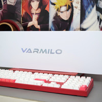 Varmilo 阿米洛 VA108M 机械键盘外观细节(空格键|Enter键|方向键|边框|接线口)