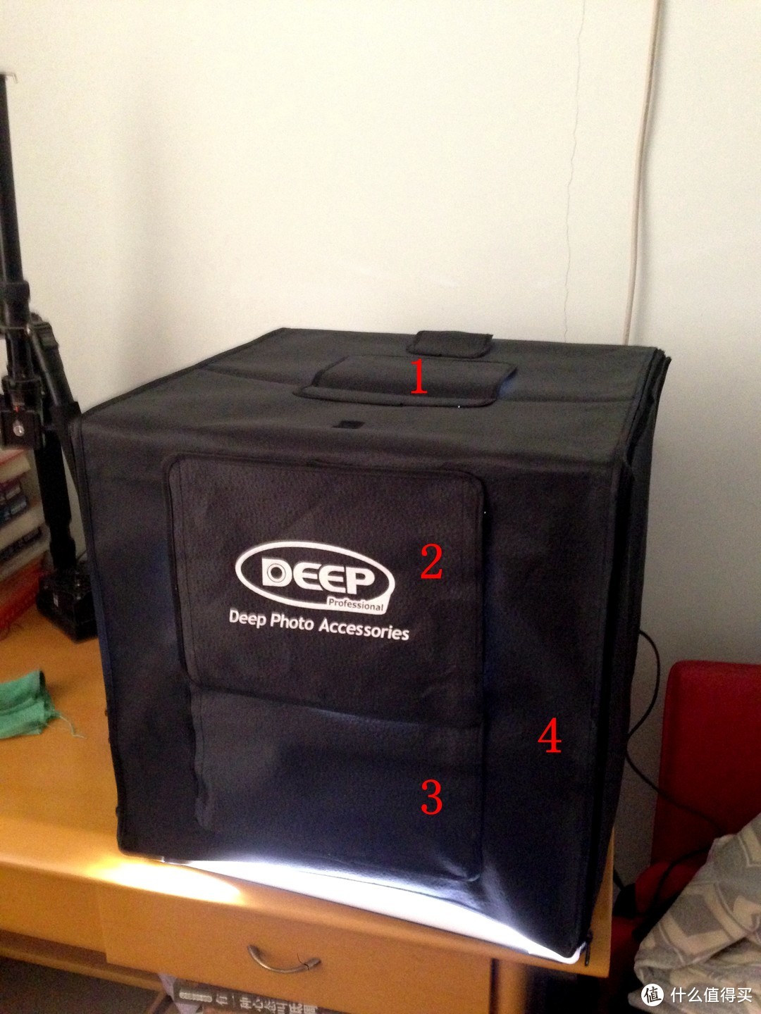 为了我的张大妈“生活家”目标，给自己再添一个评测工具：DEEP LED 柔光摄影灯箱 晒单