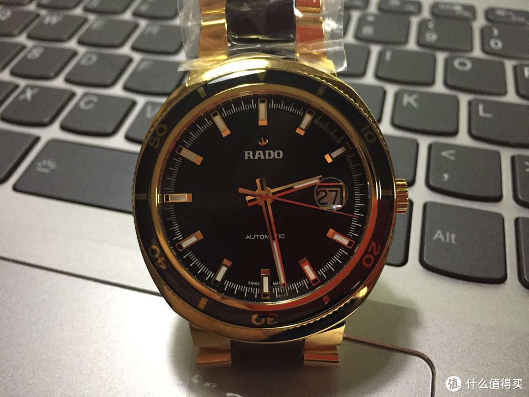 #本站首晒#买块“金灿灿”的大金表给自己当新年礼物：RADO 雷达 帝星系列 R15961162 男款机械表