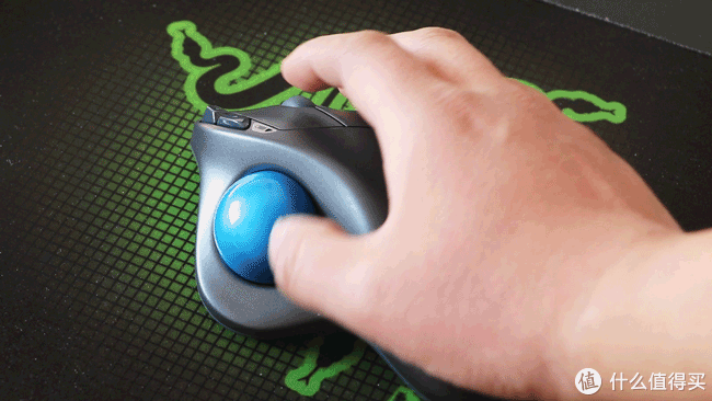 办公新体验：Logitech 罗技 M570 火星轨迹球鼠标 开箱