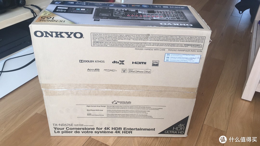 功放音响篇：Onkyo 安桥 TX-NR676E 功放 + SKH-410 音箱 开箱