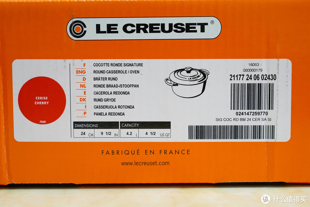 除了颜值一无是处？Le Creuset 酷彩经典圆形24cm珐琅铸铁锅