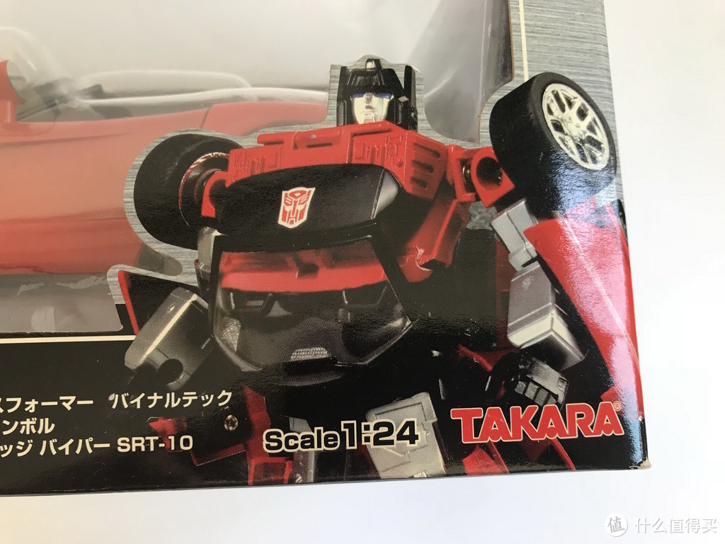 #本站首晒#TAKARA TOMY 变形金刚 BinalTech系列 BT02 横炮 2003 Dodge Viper SRT-10