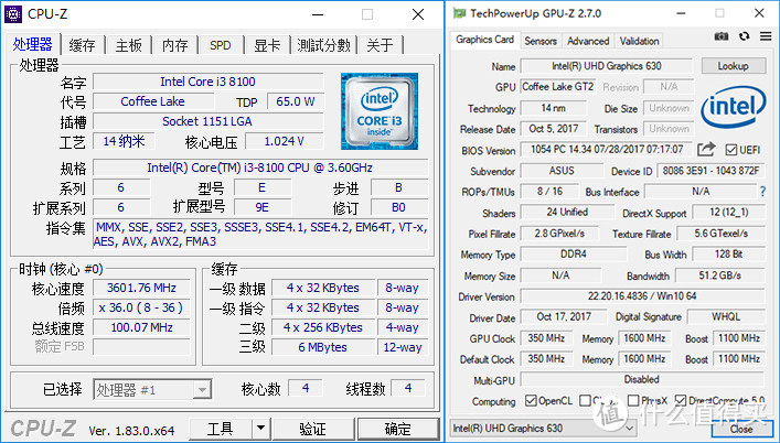 有事说事，处理器到底怎么选—Intel 英特尔 i3 8100 处理器与AMD 锐龙 Ryzen 3 2200G 处理器