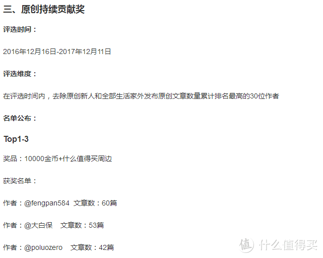 年终福利：持续贡献奖SMZDM 什么值得买 周边三件套 晒单