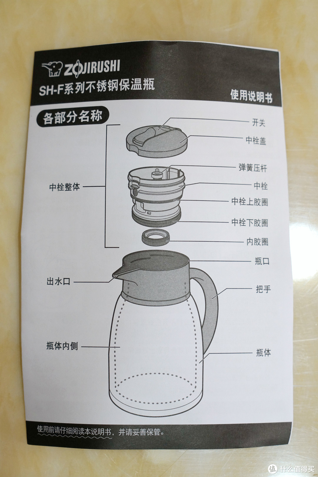 保温瓶结构图图片