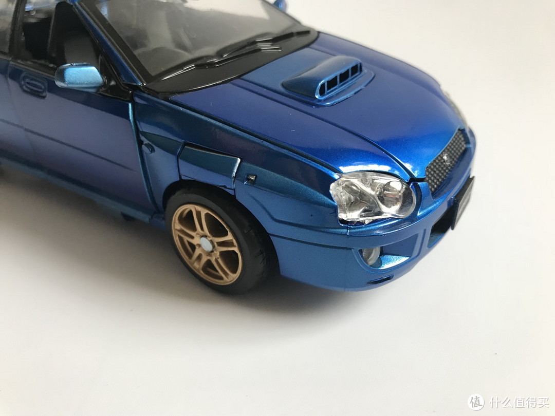 #本站首晒#TAKARA TOMY 变形金刚 BT19 蓝霹雳 SUBARU IMPREZA WRX