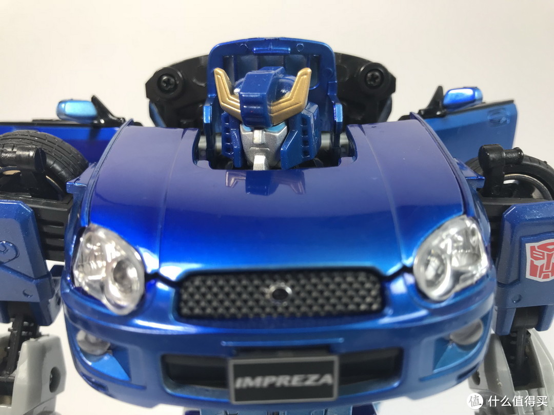 #本站首晒#TAKARA TOMY 变形金刚 BT19 蓝霹雳 SUBARU IMPREZA WRX