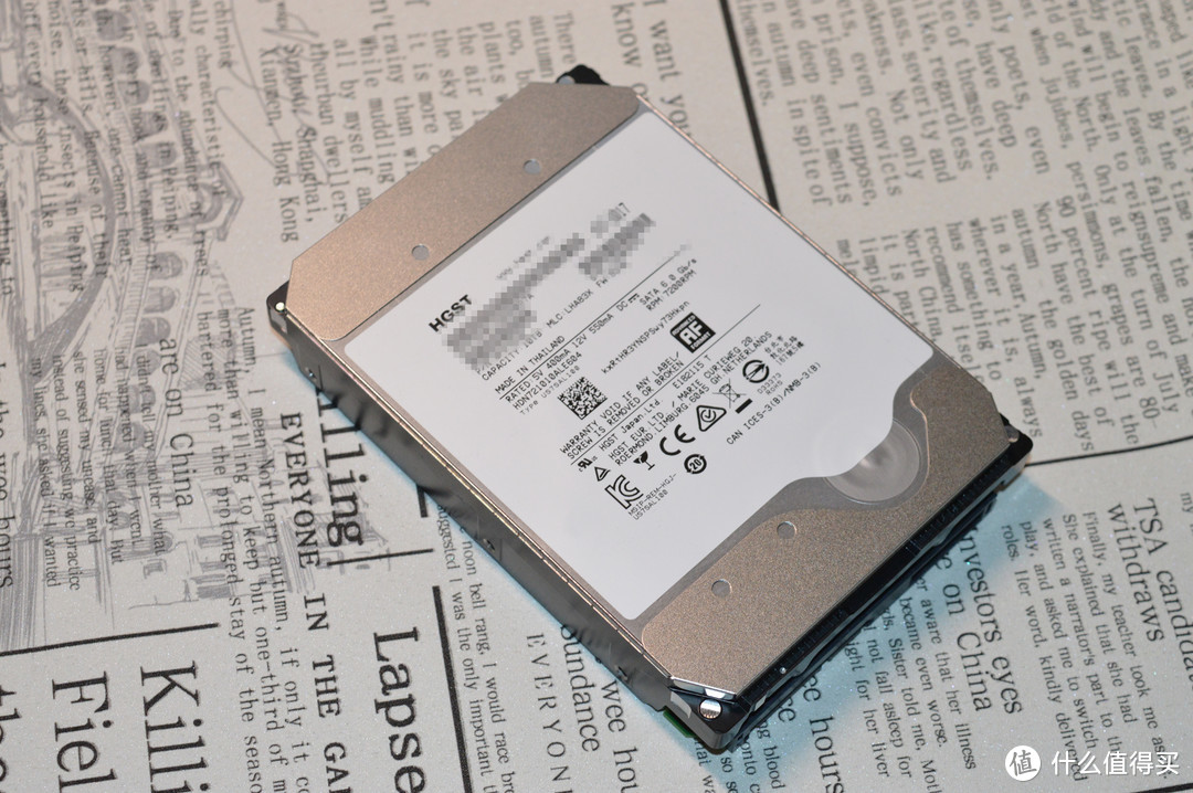 HGST 昱科 10TB 充氦硬盘