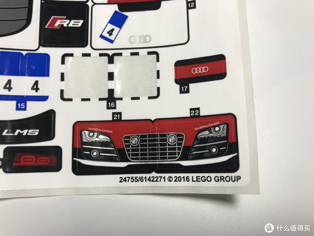 LEGO 乐高 拼拼乐 75873 超级赛车系列 奥迪R8 LMS