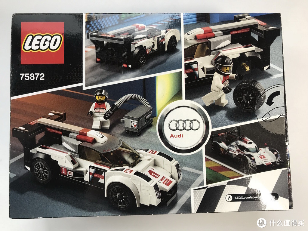 LEGO 乐高 拼拼乐 75872 超级赛车系列 Audi R18 e-tron quattro 开箱