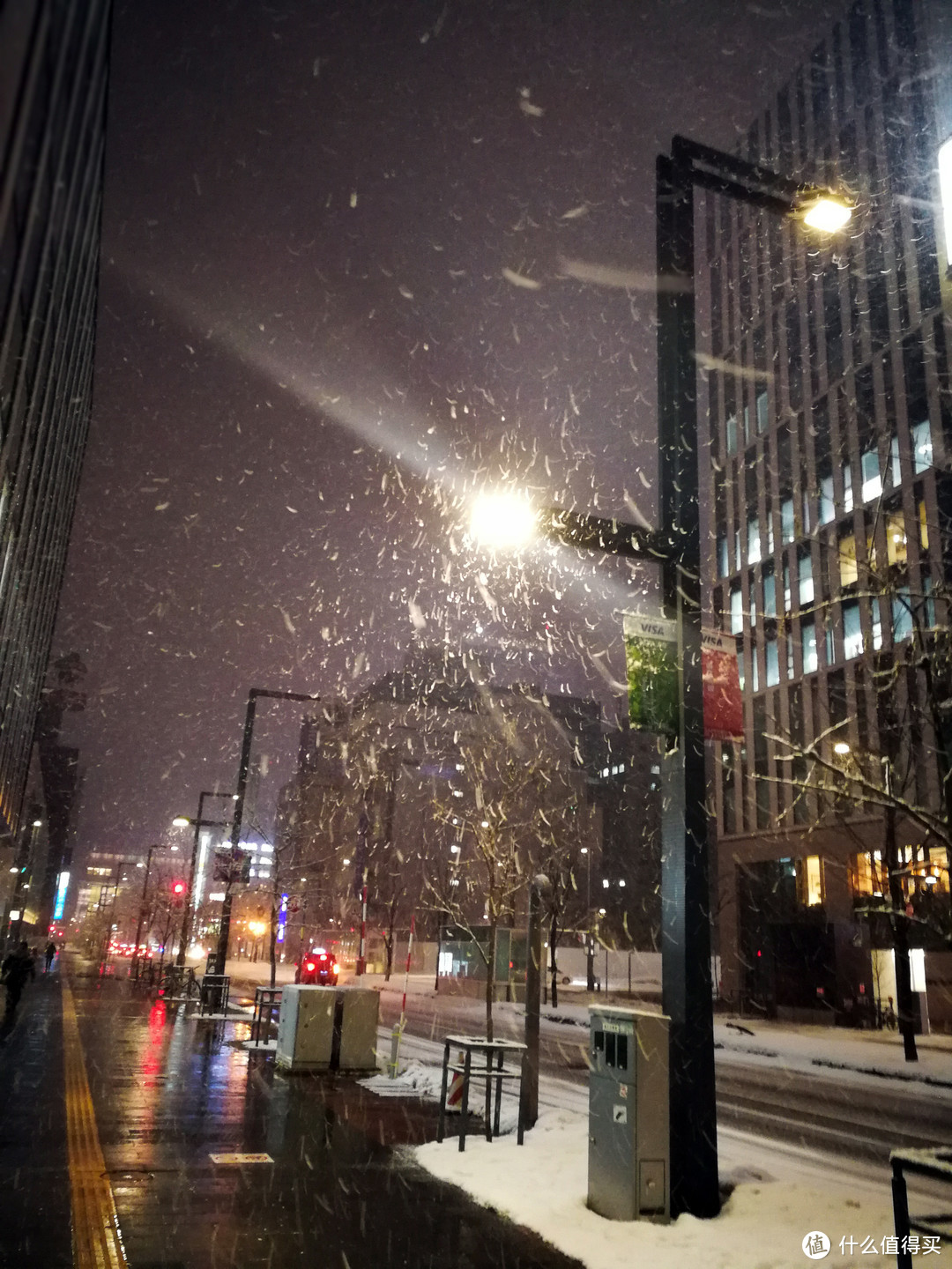 瞬间飘大雪了