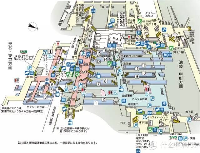 新宿站地图