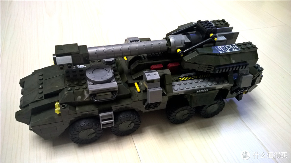 #本站首晒#美家宝的巨炮—Mega Bloks Halo UNSC Kodiak科迪亚克攻城炮