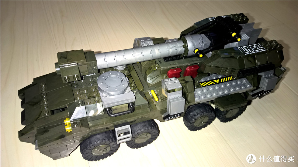 #本站首晒#美家宝的巨炮—Mega Bloks Halo UNSC Kodiak科迪亚克攻城炮