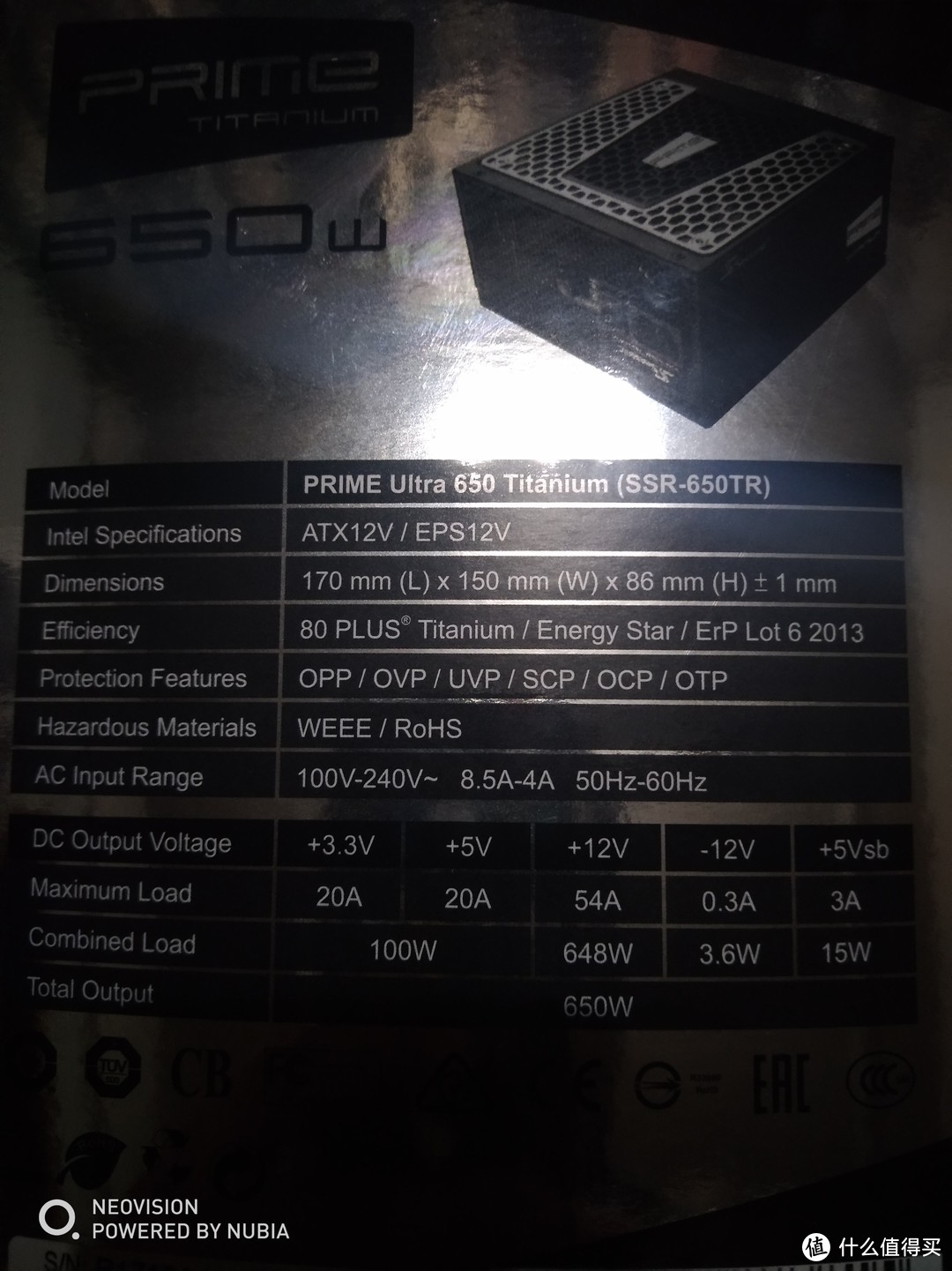 #原创新人#SEASONIC 海韵 旗舰钛金 650W PRIME ULTRA 电源