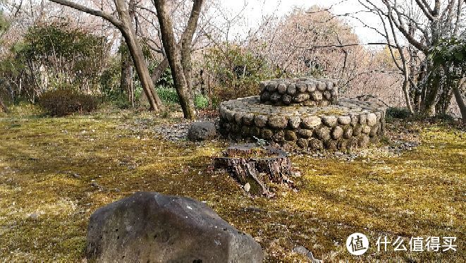 山庄的大型日式庭院