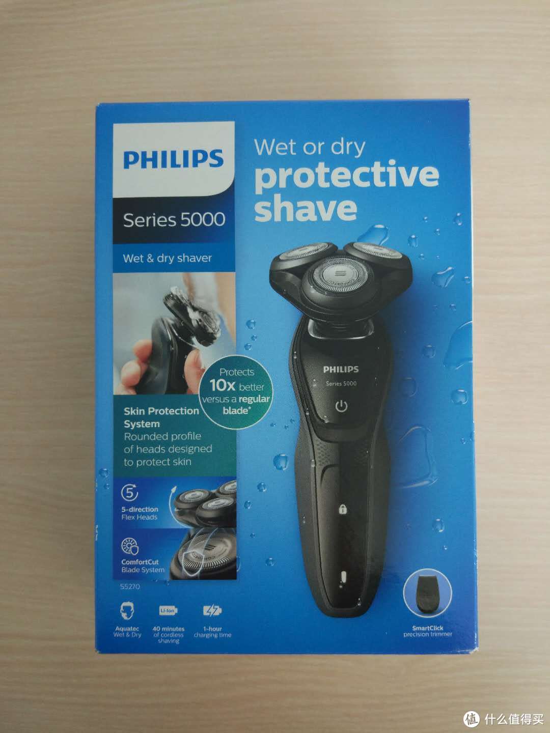 收到的最贵重生日礼物—PHILIPS 飞利浦 S5270/06 剃须刀 简评