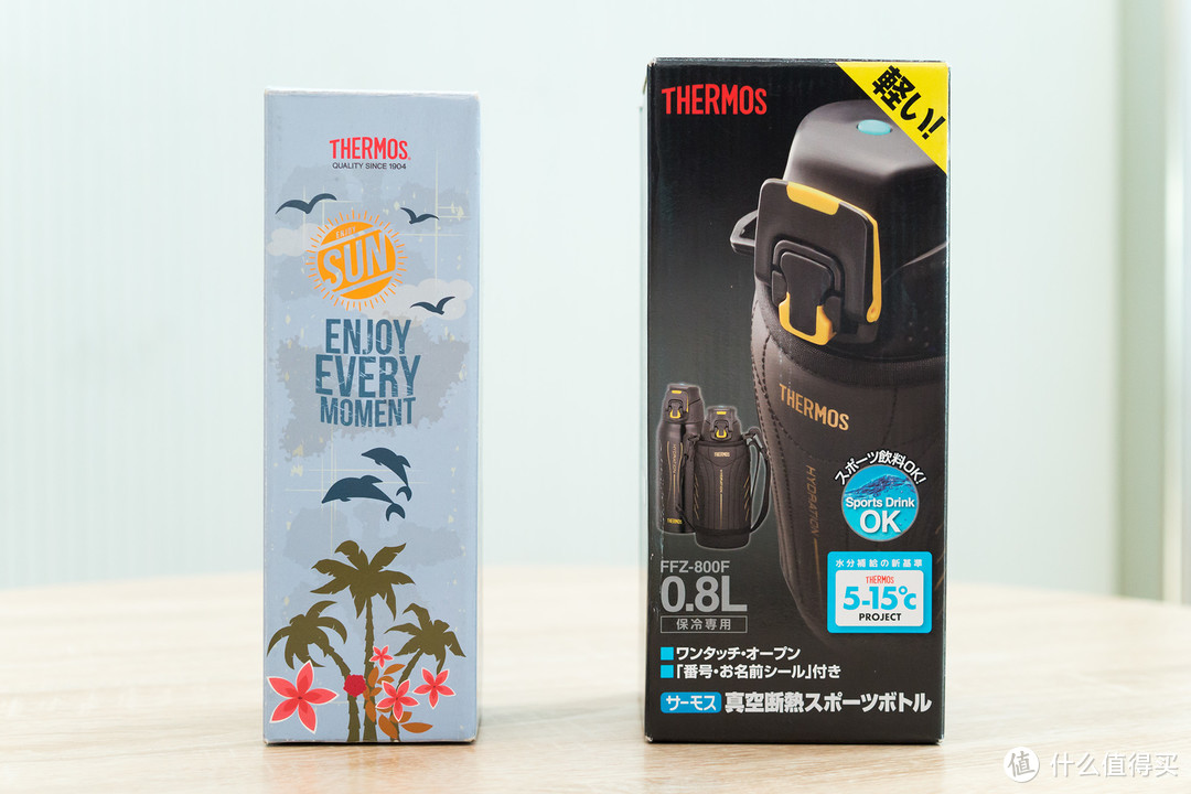 未到中年也要多喝水：THERMOS 膳魔师 限定款保温杯 + 运动保温杯 开箱体验（文末有彩蛋）