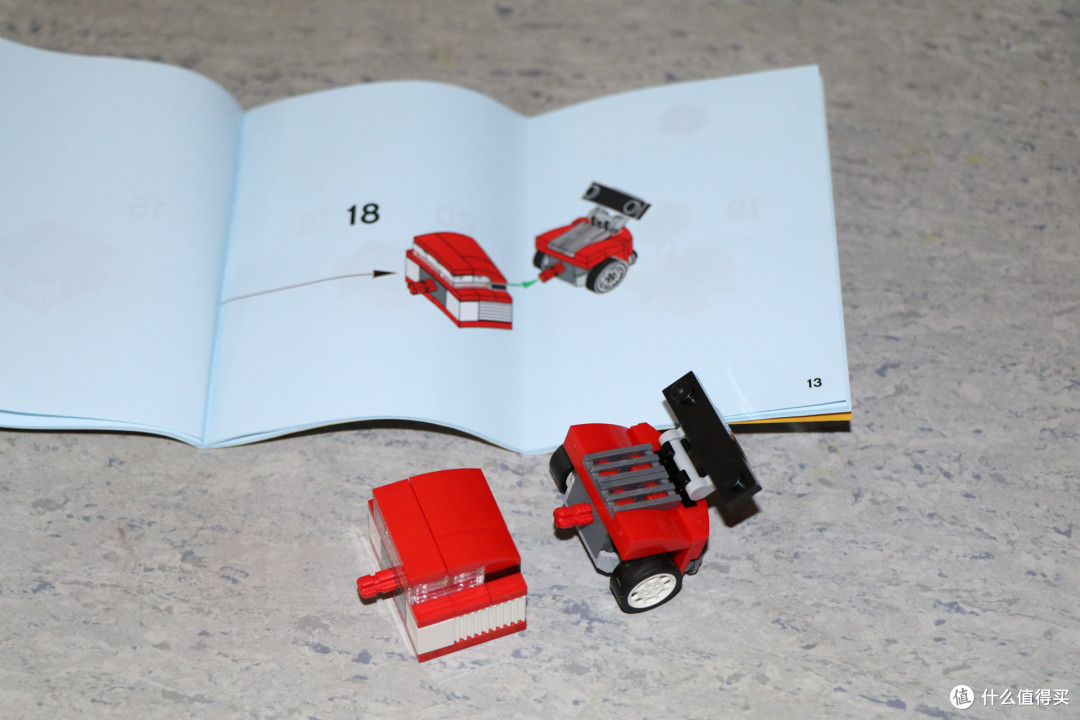 小set一样有乐趣—lego 乐高 百变三合一系列 31055 红色小跑车 开箱