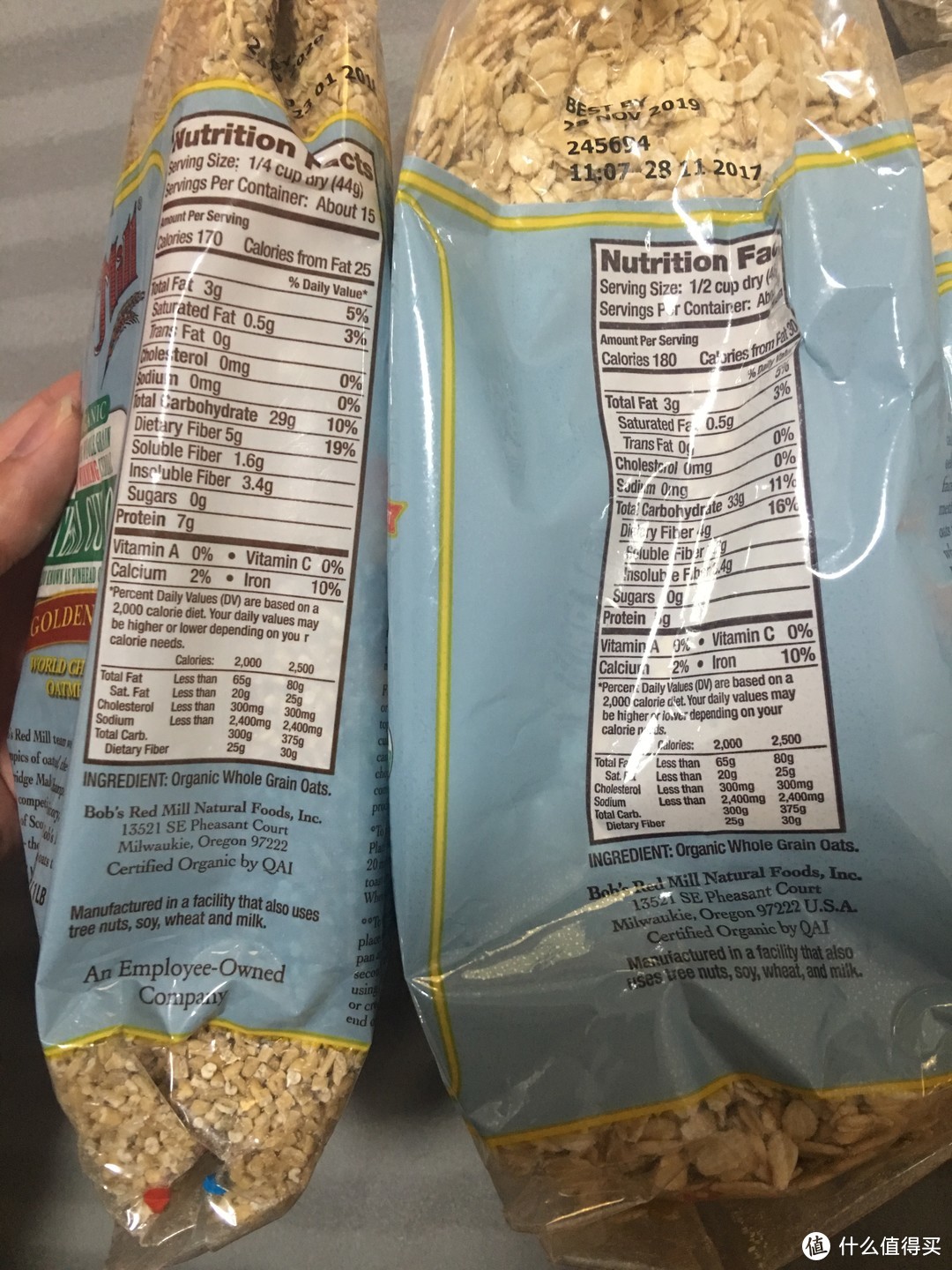 你真的了解麦片吗+国内首晒：Bob\'s Red Mill 新品 Organic Oatmeal Cup食用初体验