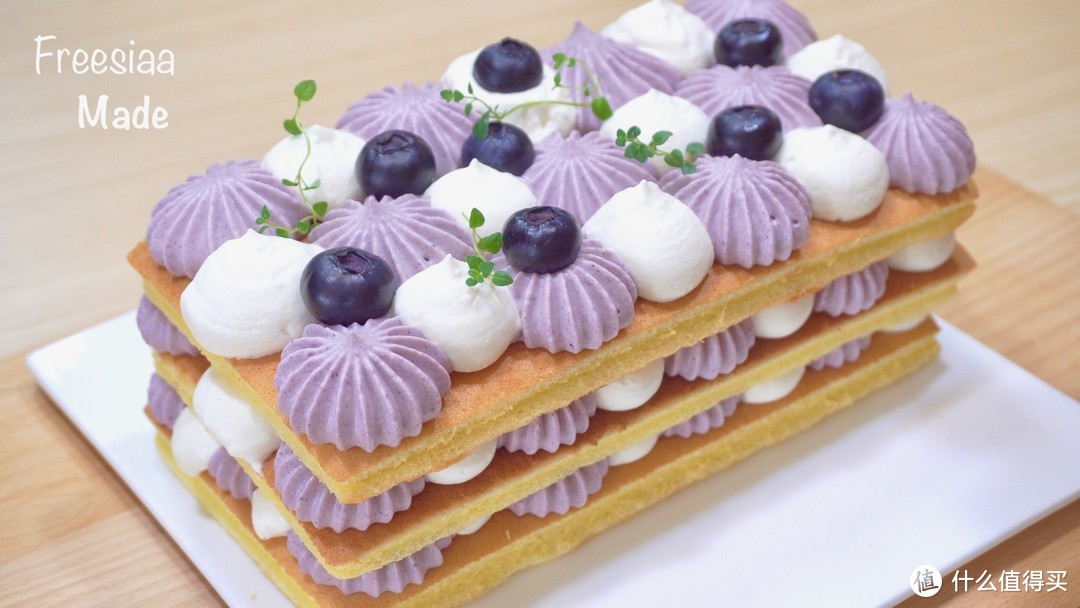 【视频】蓝莓酸奶裸蛋糕（附自制希腊酸奶方法）