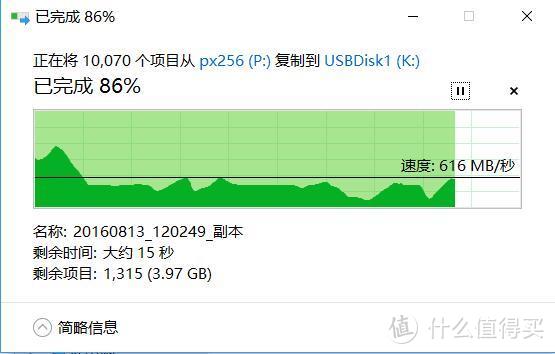 LaCie 莱斯 Rugged  Thunderbolt USB-C 1TB SSD移动硬盘 读写测试