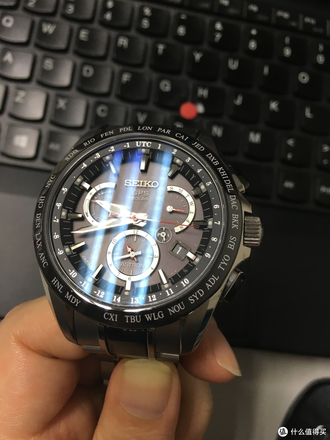 懒人最爱—Seiko 精工 Astron SBXB041 GPS太阳能腕表 开箱