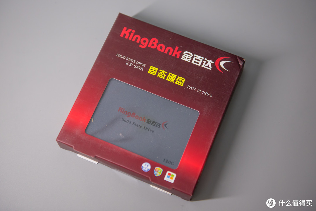 买了SSD不会安装？从零教你装系统，4K同步：KINGBANK 金百达 120G 固态硬盘 开箱
