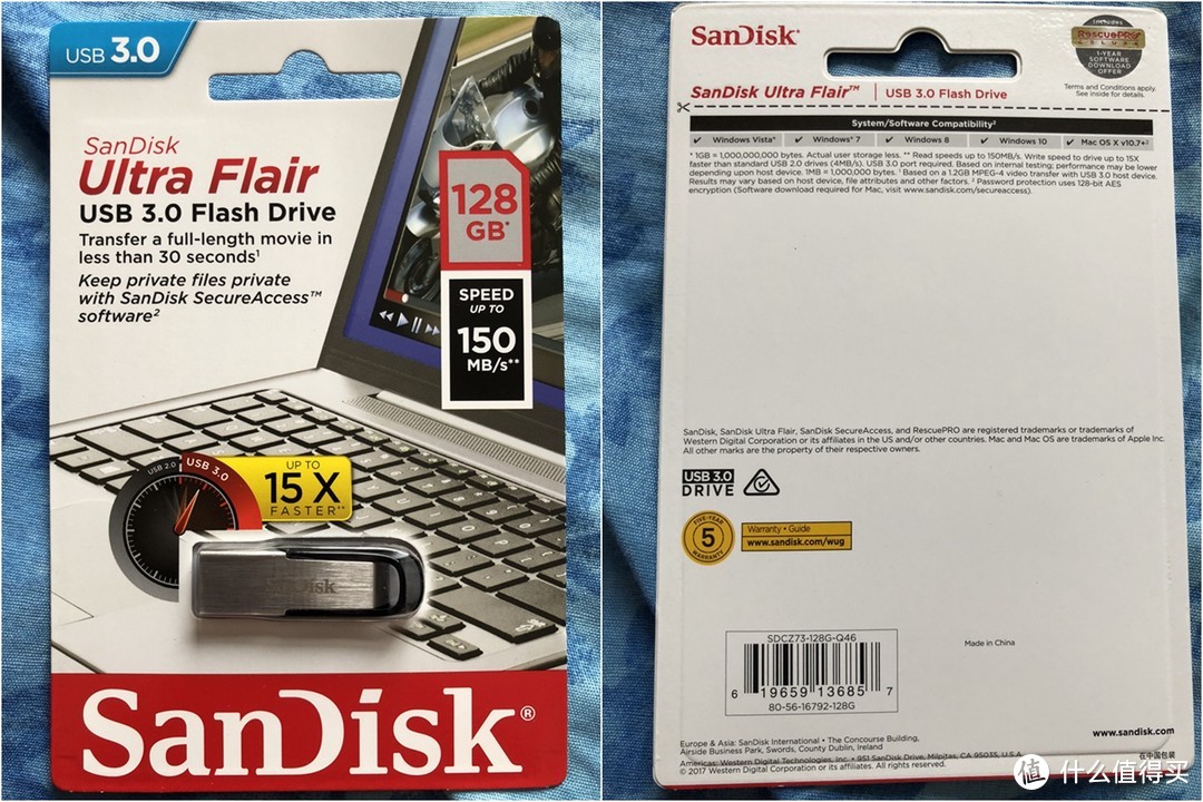 性能尚可：SanDisk 闪迪 CZ73及SDDD2 闪存盘 晒单