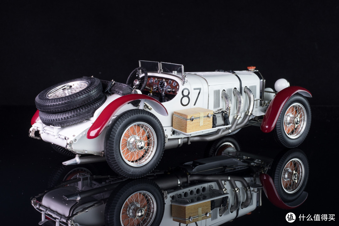 霸气的王者 白色巨象 CMC 1/18 奔驰 SSKL Mille Miglia 1931冠军车模