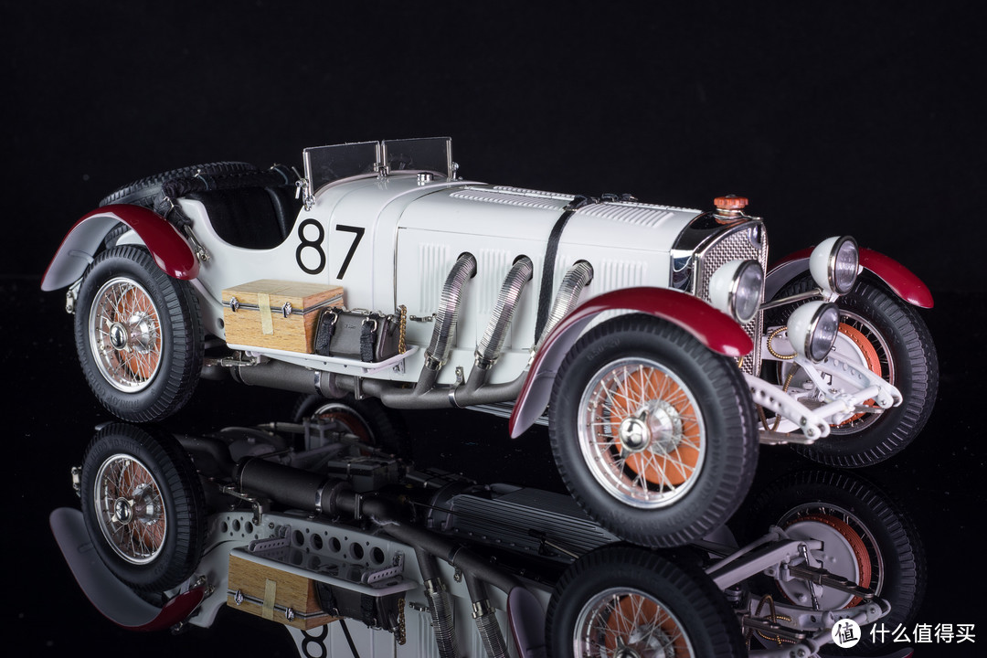 霸气的王者 白色巨象 CMC 1/18 奔驰 SSKL Mille Miglia 1931冠军车模